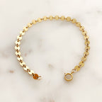 14K Gold Filled Dani Disc Bracelet