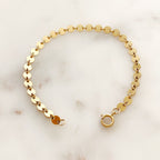 14K Gold Filled Dani Disc Bracelet – Gold