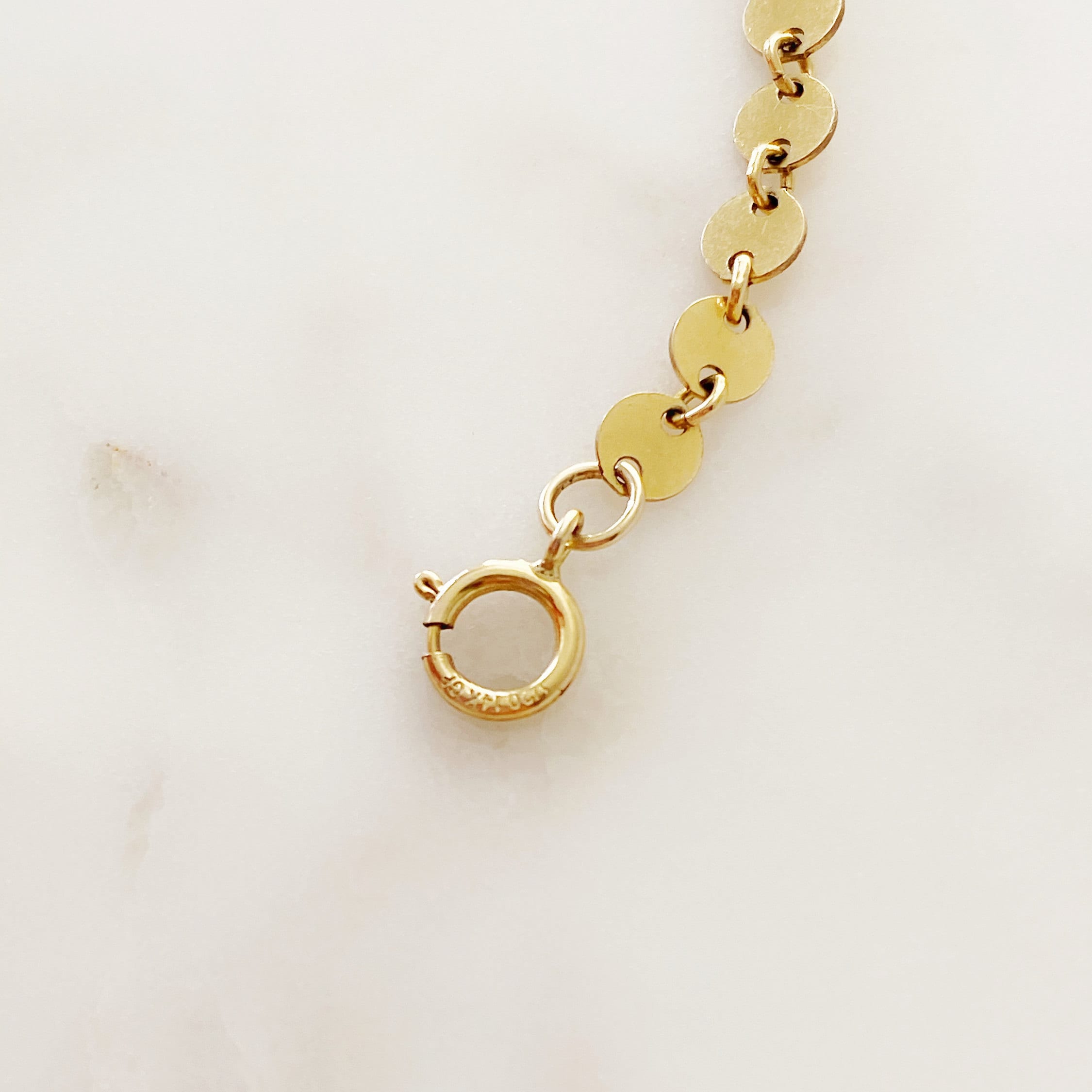 14K Gold Filled Dani Disc Bracelet – Gold