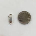 Sterling Silver Rectangle Lobster Clasp 20mm x 8 Mm Chain Findings