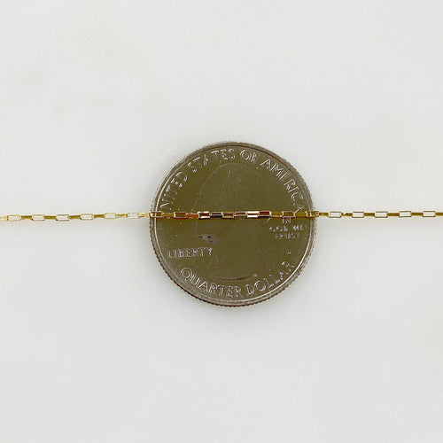 14K Gold Filled 2mm x 1mm Dainty Venetian Faceted – Sold by the Foot