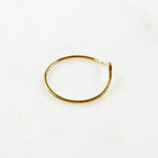 14K Gold Filled Thin Chevron Stackable Ring in Size 6 or 7