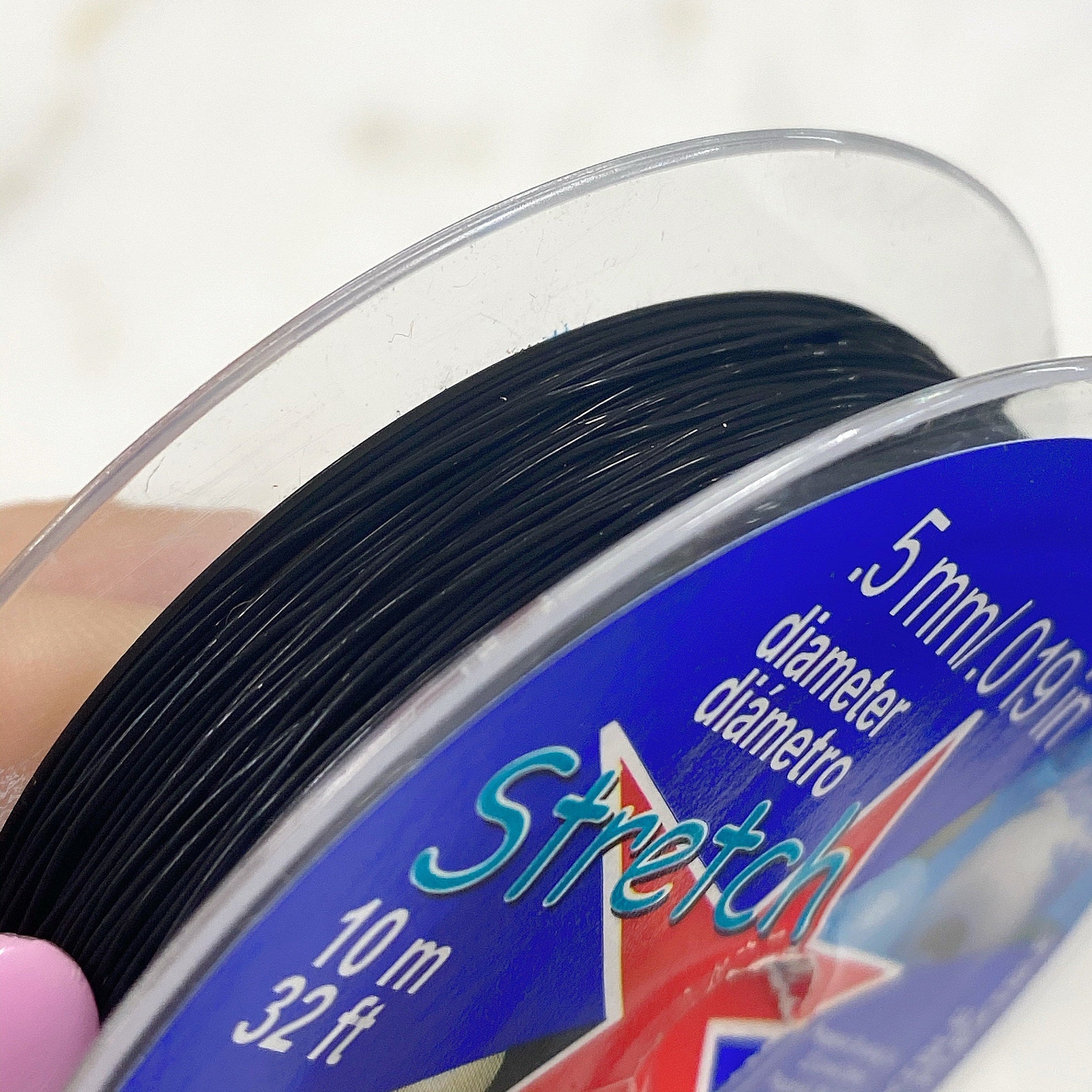 Stretch Magic Bead and Jewelry Cord .5mm 10 Meter Black
