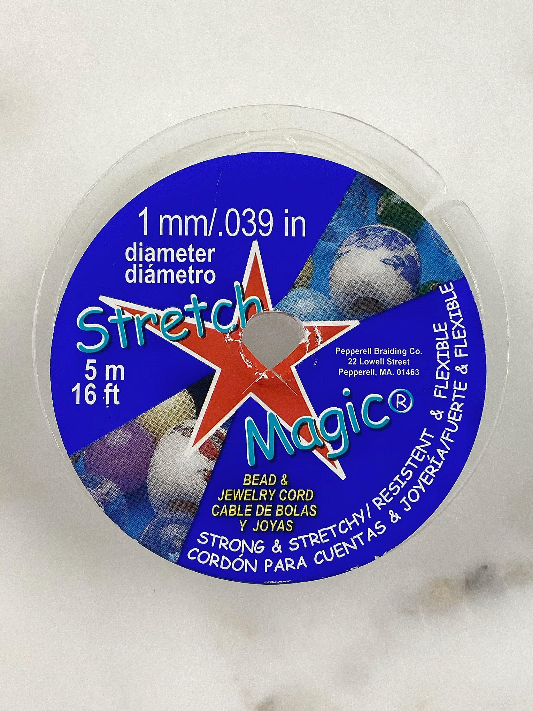 Stretch Magic Bead and Jewelry Cord 1mm 5 Meter Clear
