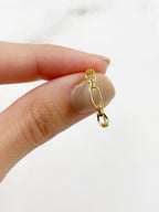 Vermeil Thin Chain Ring Size 7 Stackable Band Ring Ready