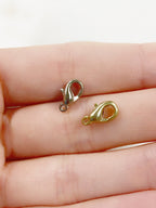 Brass 10mm Rounded Lobster Clasp Choose Your Style Gold (10pc)