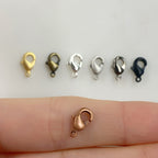 Brass 9mm Rounded Lobster Clasp Choose Your Style Clasp (10pc)