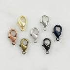 Brass 15mm Rounded Lobster Clasp Choose Your Style Clasp (10pc)