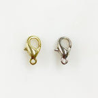 Brass 10mm Rounded Lobster Clasp Choose Your Style Gold (10pc)