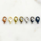 Brass 20mm Rounded Lobster Clasp Choose Your Style Clasp (5pc)