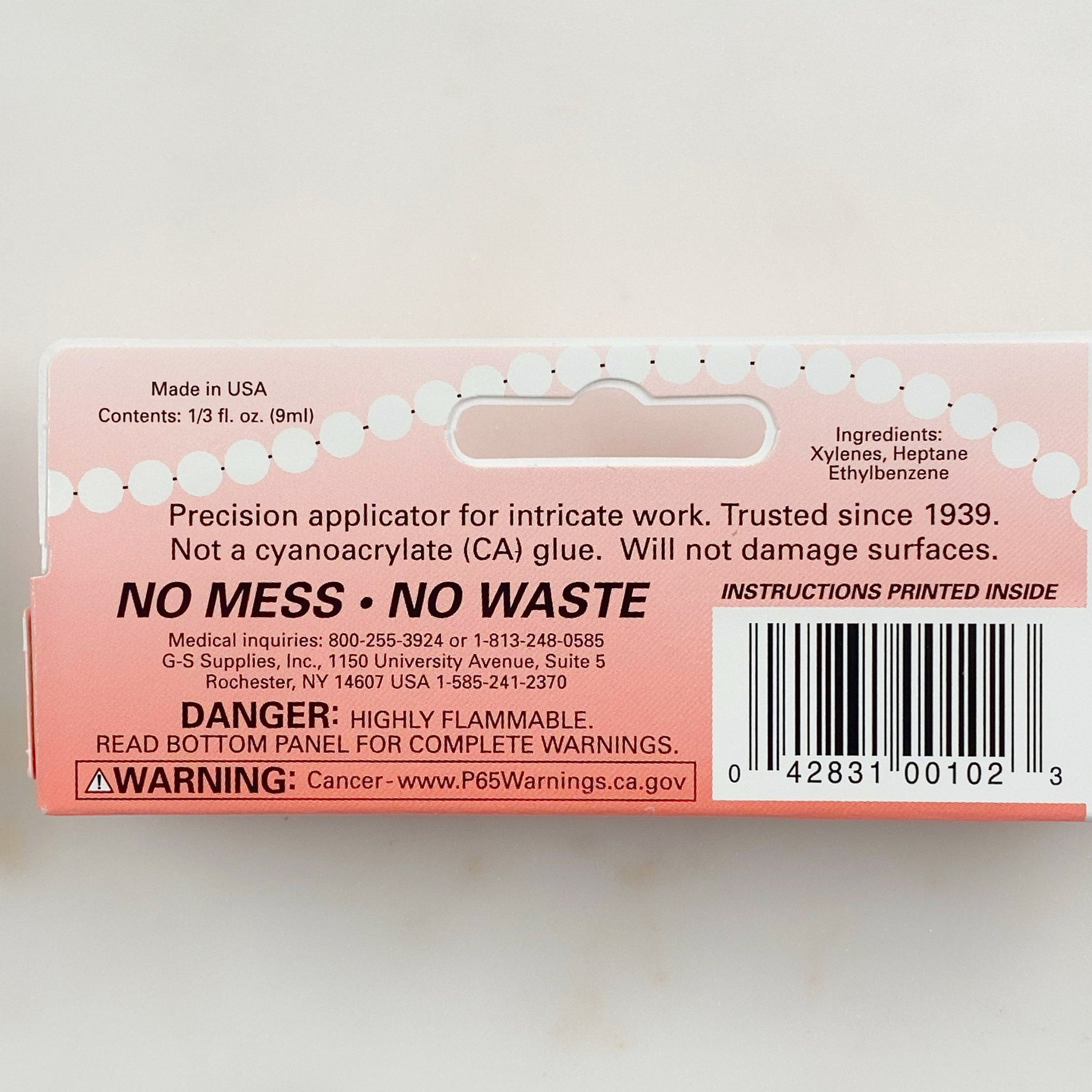 Precision Applicator G-S Hypo Cement Glue Applicator