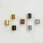Brass String on Tube Clasp 4mmx5mm Clasp Findings (5pc)