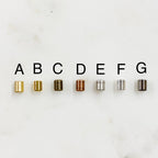 Brass String on Tube Clasp 4mmx5mm Clasp Findings (5pc)