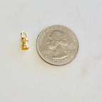 Gold Plated 5 Sets- 10 Pieces 3mm Leather Cord or Chain Crimp End (10pc)