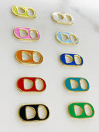 Gold Plated Can Tab Enamel Charms Soda Pop Can Tabs