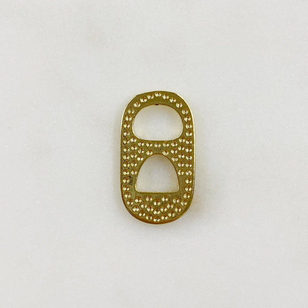 Gold Plated Can Tab Enamel Charms Soda Pop Can Tabs