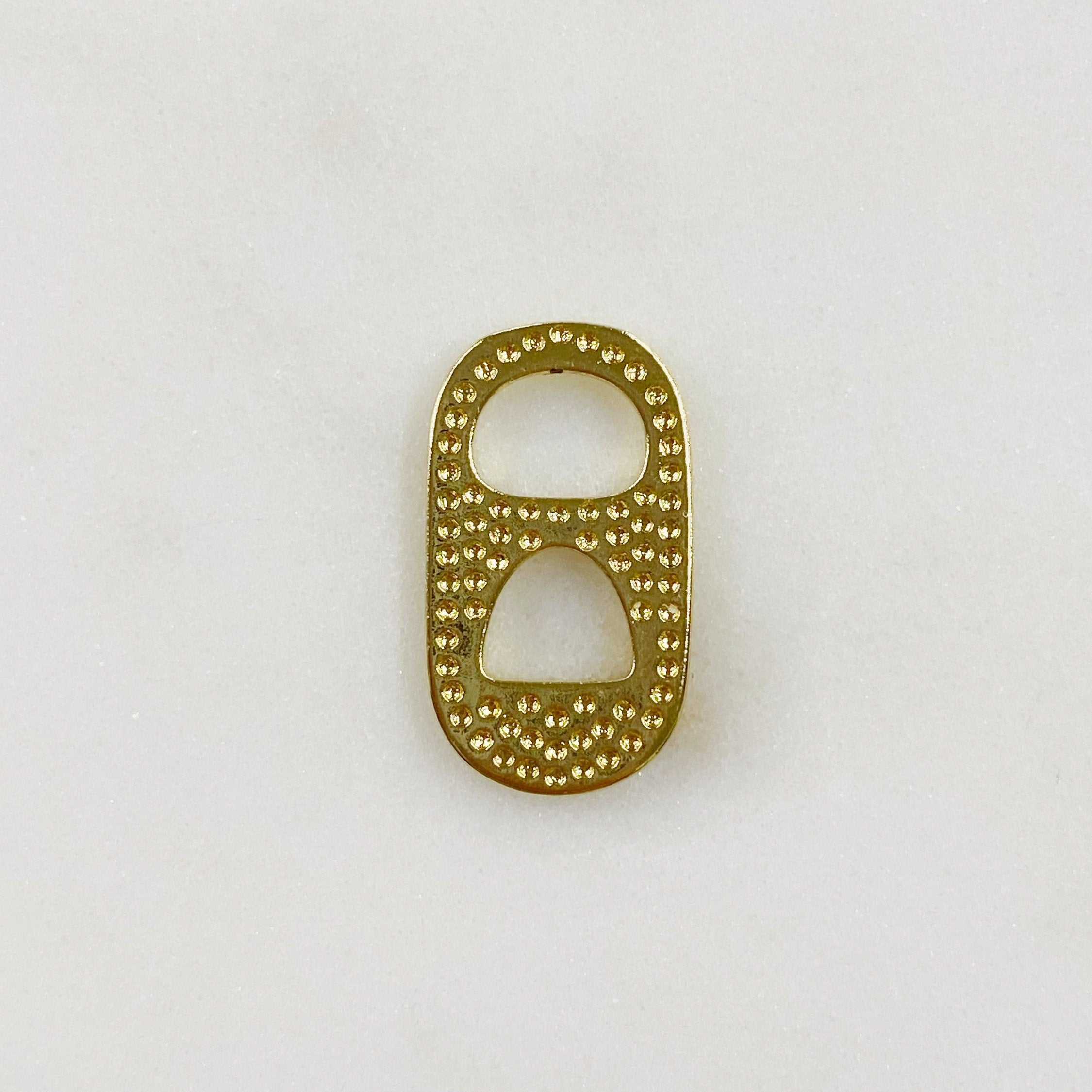 Gold Plated Can Tab Enamel Charms Soda Pop Can Tabs