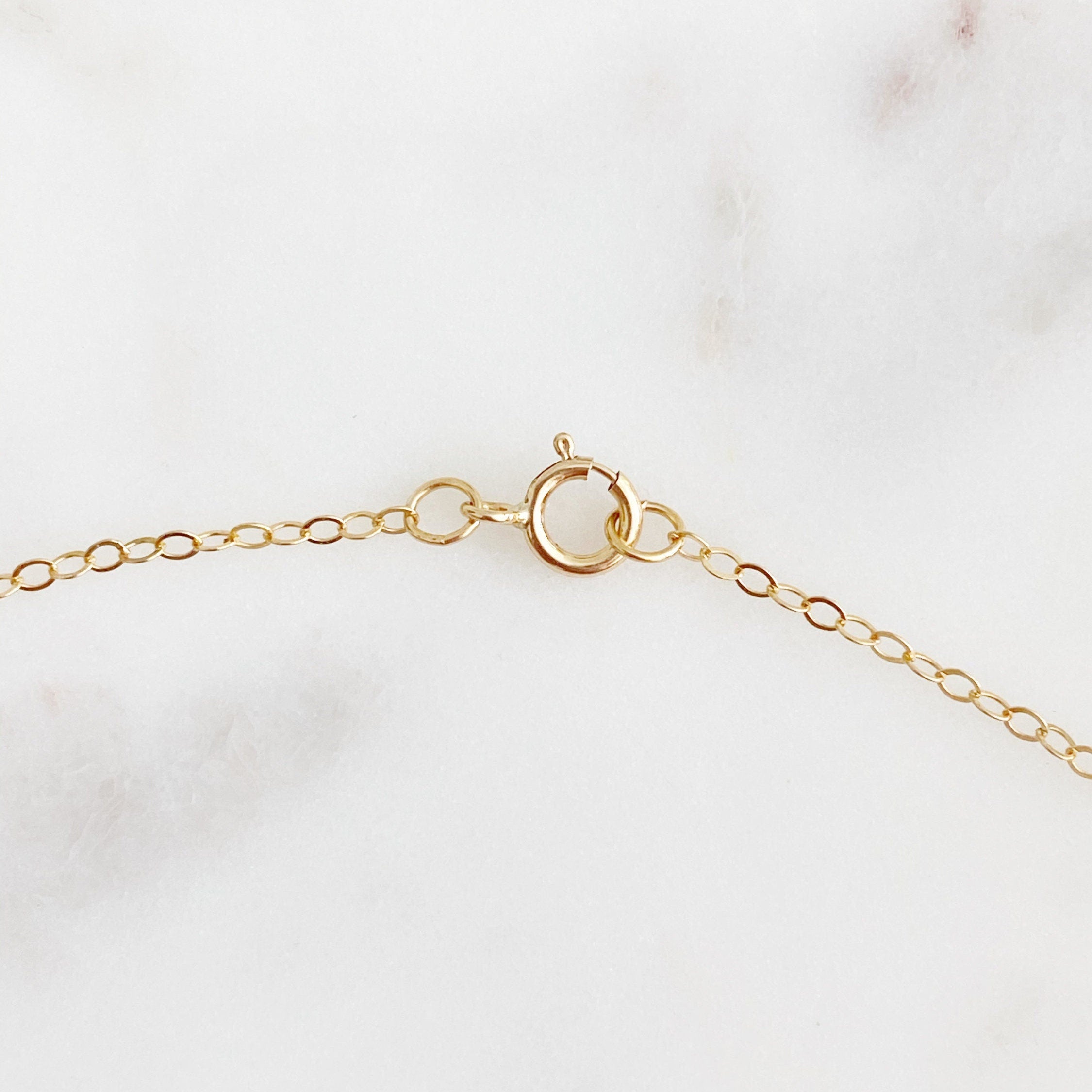 14K Gold Filled or Gold Plated Shimmer Lock Necklace