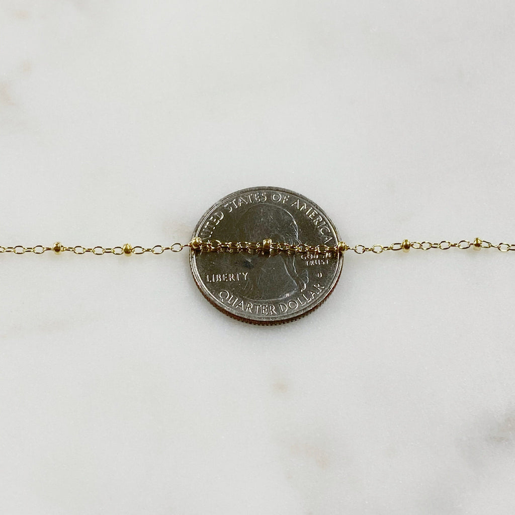 Sterling Silver or 14K Gold Filled Dainty Thin Satellite Chain or Dainty