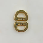 20mmx13mm Gold Plated Cubic Zirconia Connector Chain Connector Charm