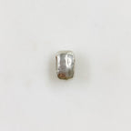 9mmx5mm Sterling Silver Artisan Organic Hammered Textured Spacer Bead