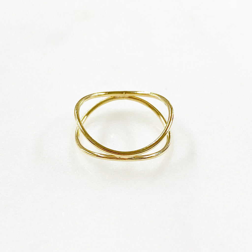 14K Gold Filled Wave Ring