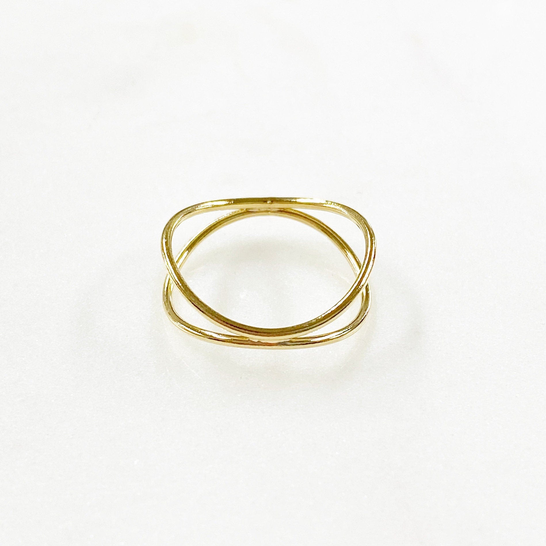 14K Gold Filled Wave Ring