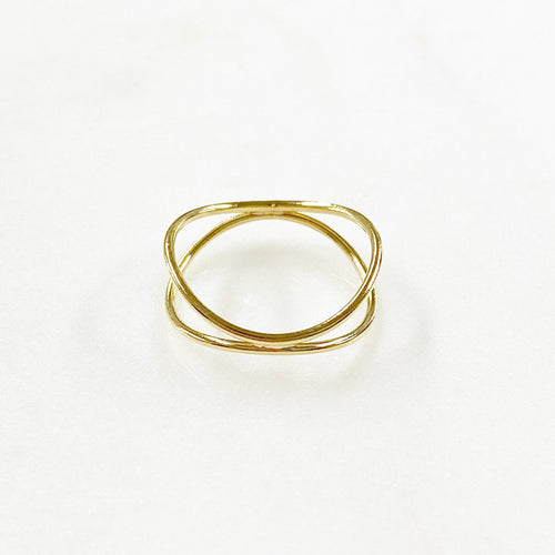 14K Gold Filled Wave Ring