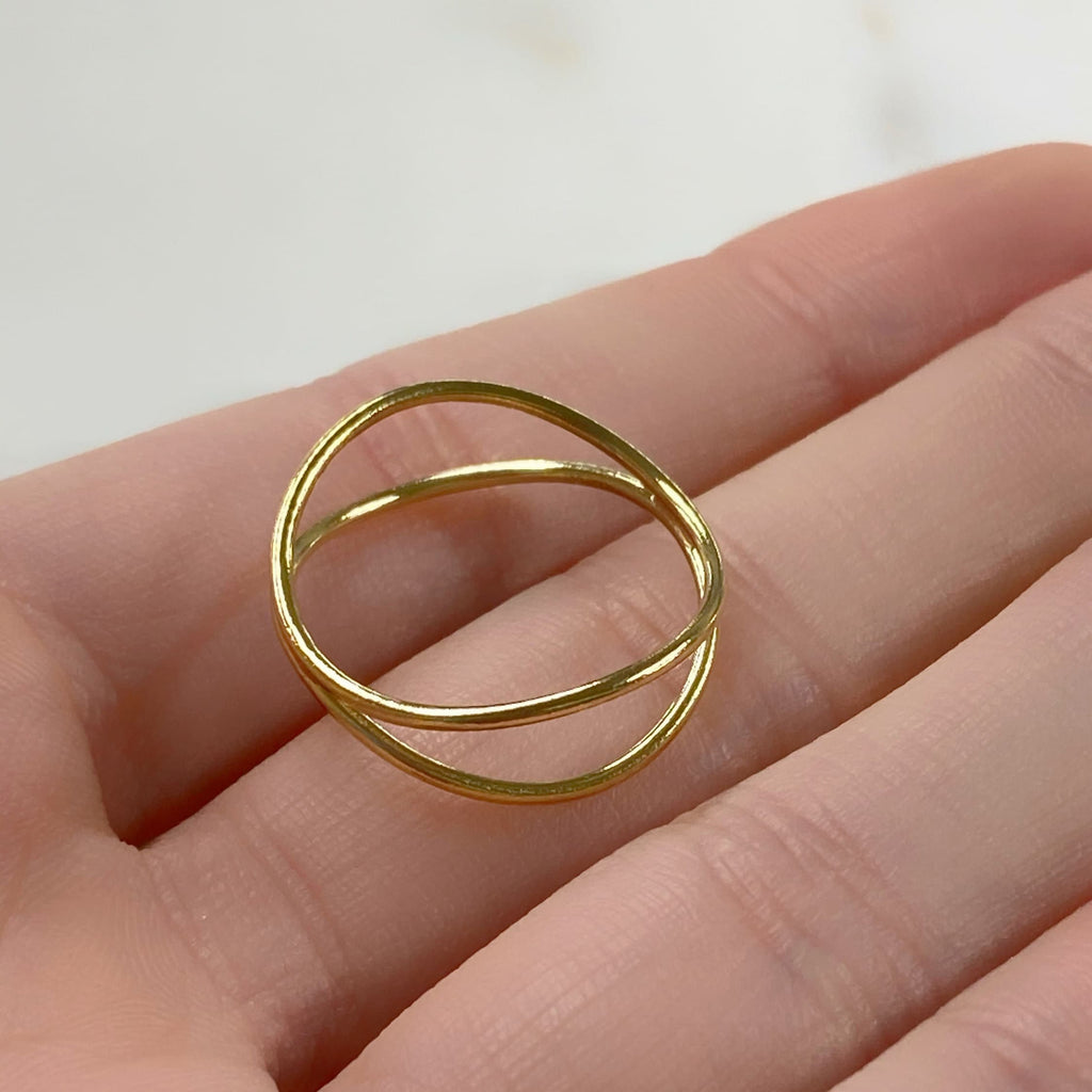 14K Gold Filled Wave Ring