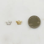 Sterling Silver or 14K Gold Filled or Butterfly Charm Lightweight Thin