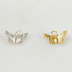 Sterling Silver or 14K Gold Filled or Butterfly Charm Lightweight Thin