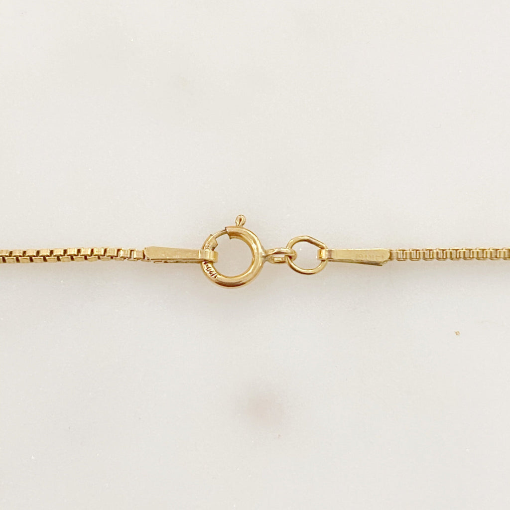 14K Gold Filled or Gold Plated Golden Evil Eye Necklace