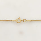 14K Gold Filled or Gold Plated Golden Evil Eye Necklace