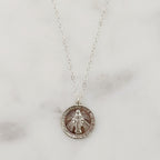 Sterling Silver or 14K Gold Filled Mother Mary Necklace