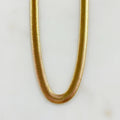 18K Gold Filled Ready to Wear Spiral Thick Herringbone Chain 6mm in 16