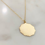 14K Gold Filled Saint Christopher Shimmer Necklace