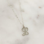 Sterling Silver or 14K Gold Filled Dainty Initial Necklace