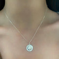 Sterling Silver or 14K Gold Filled Mother Mary Necklace