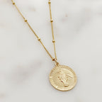 Sterling Silver or 14K Gold Filled Mother Mary Necklace