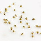 Sterling Silver or 14K Gold Filled 2.5mm Cubed Beads or Beads (25pc)