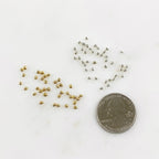 Sterling Silver or 14K Gold Filled 2.5mm Cubed Beads or Beads (25pc)