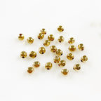 Sterling Silver or 14K Gold Filled 3mm Cubed Beads or Beads (25pc)