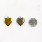 27mmx23mm Base Metal Heart Shaped Locket Gold or Silver Locket