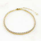 Gold Plated Pavé All Day Bracelet Cubic Zirconia Ready to Wear