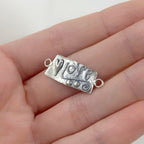 26mmx10mm Sterling Silver LOVE Connector Charm Love Charm Friendship