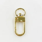 Gold Plated Swivel Clasp Lobster Buckle Swivel Snap Hook Push Gate (2pc)