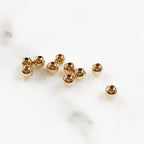 Rose Gold Filled 5mm Rosegold Filled Shiny Beads Smooth Seamless Round (10pc)