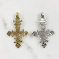 Pewter Extra Large Antique Gold or Antique Silver Detailed