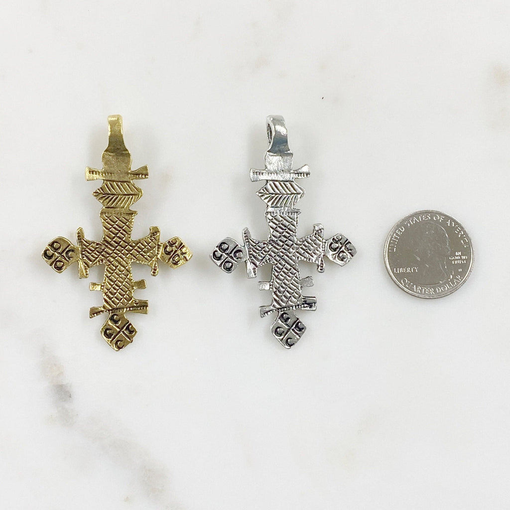 Pewter Extra Large Antique Gold or Antique Silver Detailed