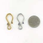 33mmx16mm Pewter S Hook Clasps Antique Gold or Antique Silver S Hook